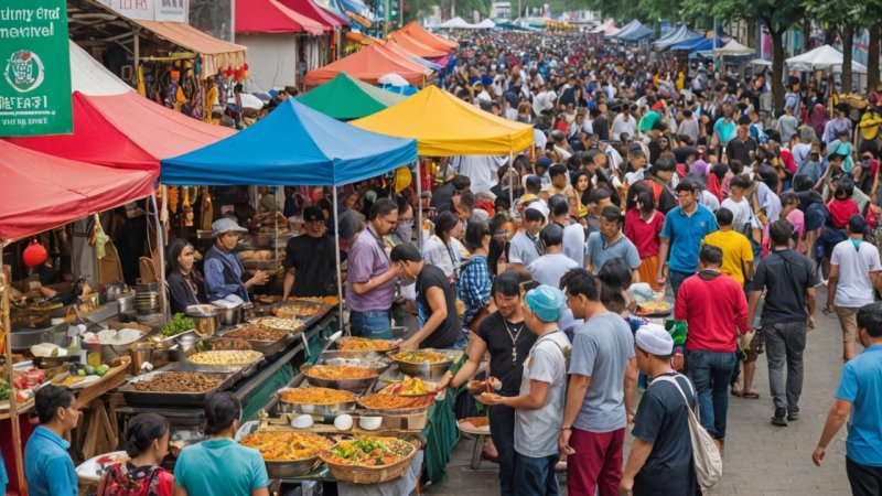 matfestival, kulturell mångfald, kulinarisk upplevelse, traditionell mat, gemenskap