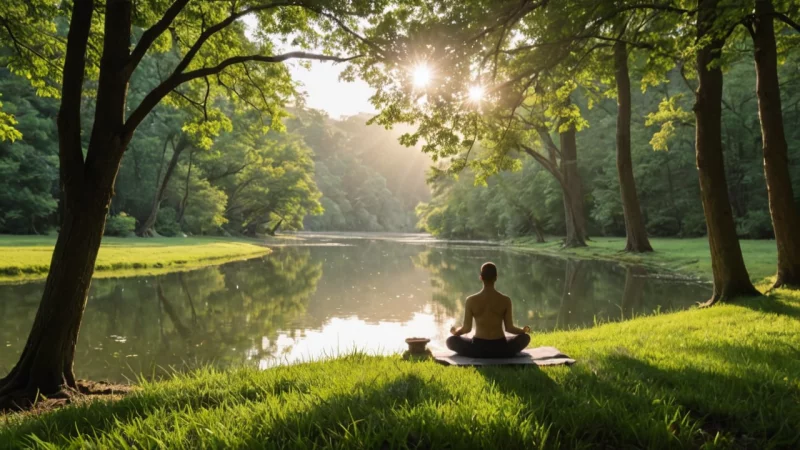 mindfulness, närvaro, lugn, meditation, stressreduktion, mental hälsa, naturpromenader, yoga