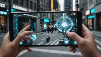 Augmented Reality, AR-teknologi, digital interaktion, immersiva upplevelser, utbildning, hälsovård, spel, detaljhandel