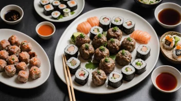 svensk mat, japansk sushi, kulturellt utbyte, traditionell mat, globala matkulturer